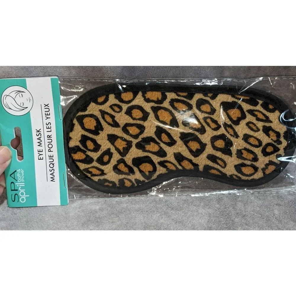 Leopard Print Eye Mask